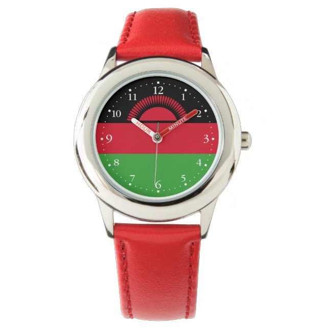 Malawi Flag Watch (Front)