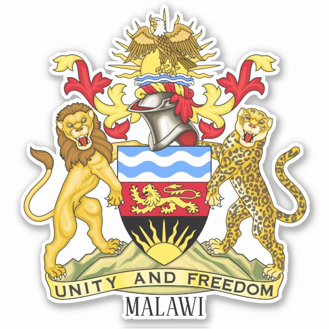 Malawi National Coat Of Arms Patriotic (Front)