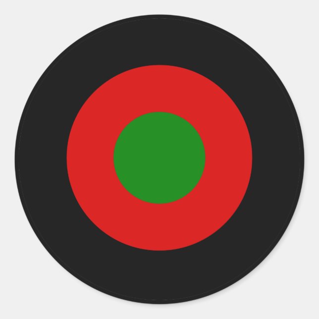 Malawi roundel country flag symbol army military classic round sticker (Front)