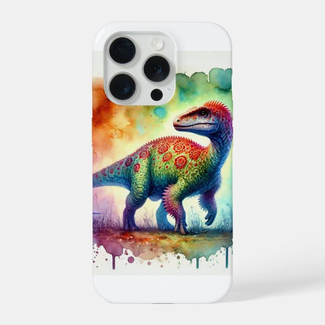 Malawisaurus 141024AREF148 - Watercolor iPhone Case (Back)