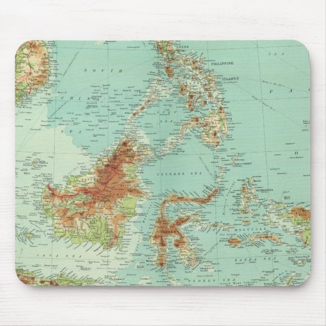 Malay Archipelago 2 Mouse Mat (Front)