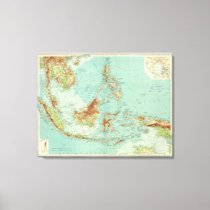 Malay Archipelago Canvas Print