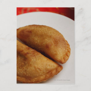 Malay curry puffs postcard
