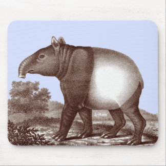 Malay Tapir in a Landscape background customisable Mouse Mat