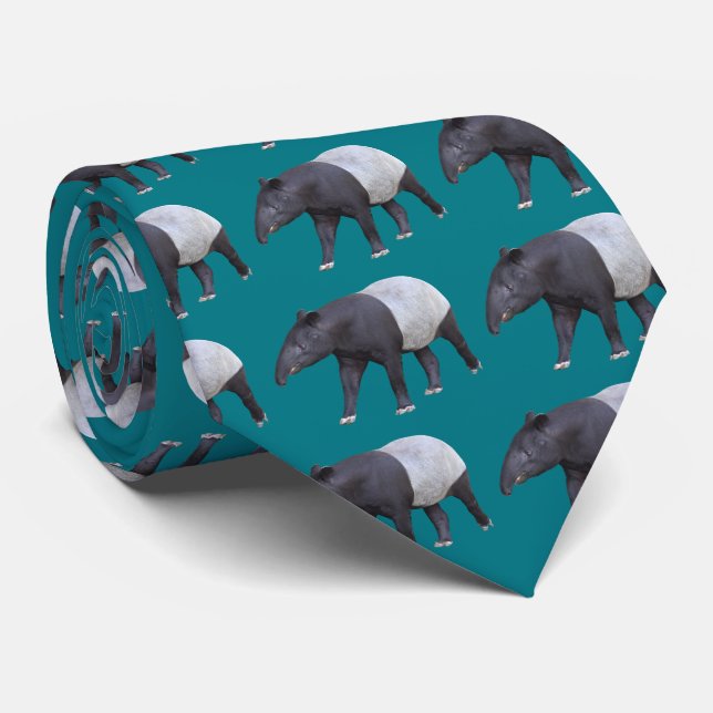 Malayan tapir tie (Rolled)