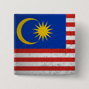 Malaysia 15 Cm Square Badge