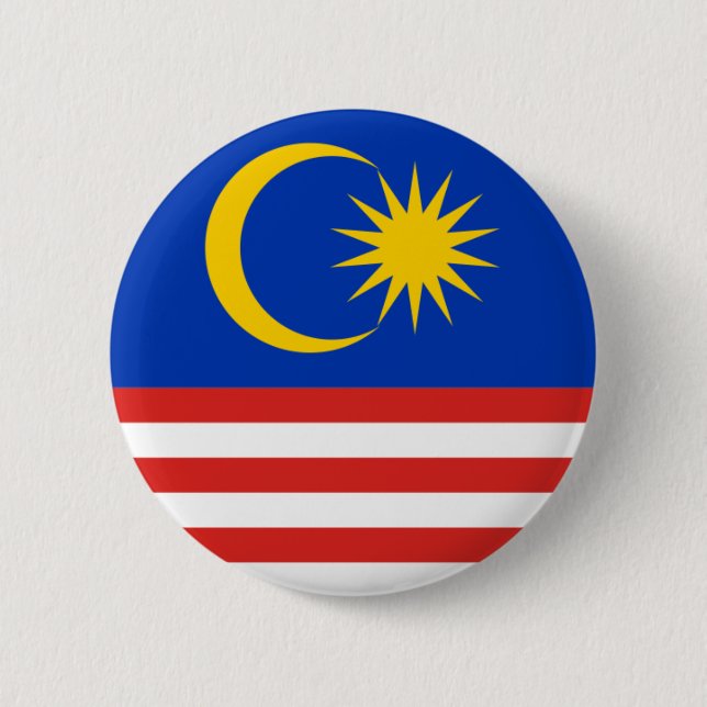 malaysia 6 cm round badge (Front)
