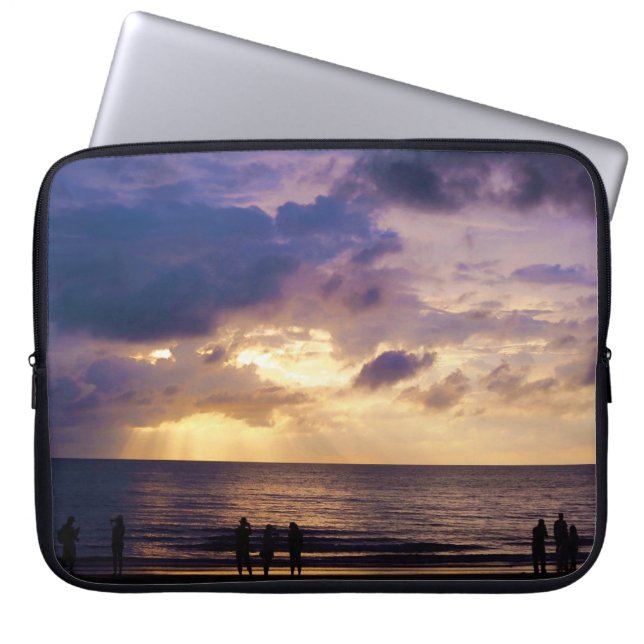 Malaysia Coast Sunset Laptop Sleeve (Front)