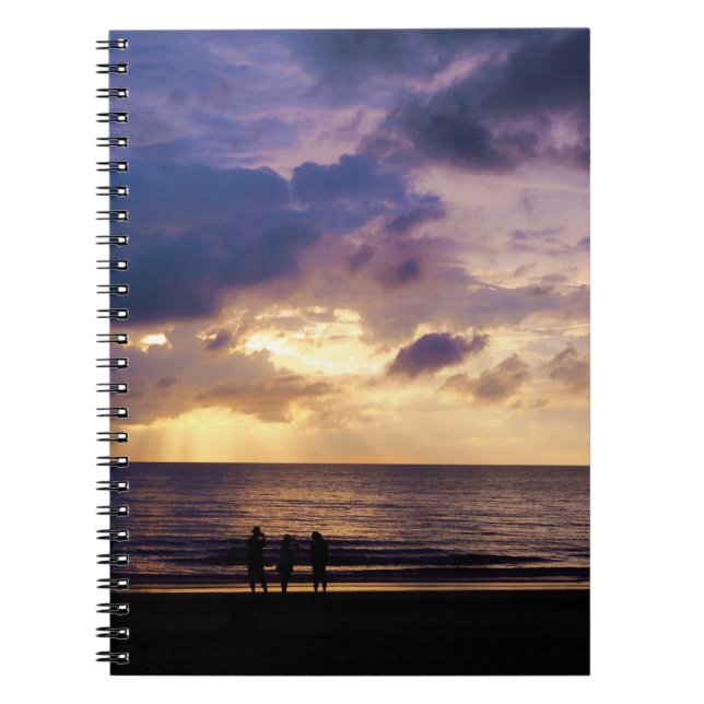 Malaysia Coast Sunset Notebook (Front)