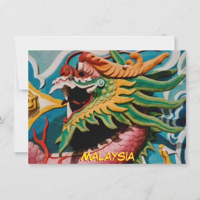 Malaysia dragon Card (Front)