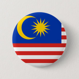 Malaysia Flag 6 Cm Round Badge