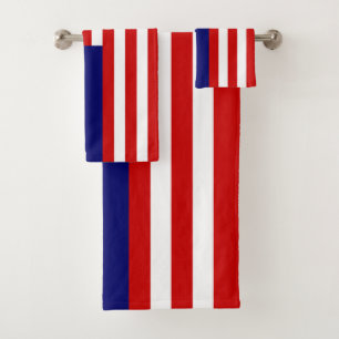 Malaysia flag bath towel set