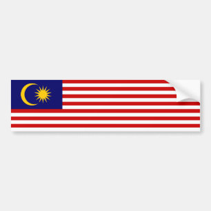 Malaysia Flag Bumper Sticker