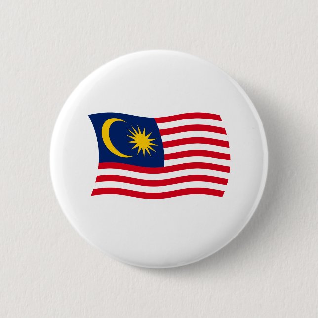 Malaysia Flag Button (Front)