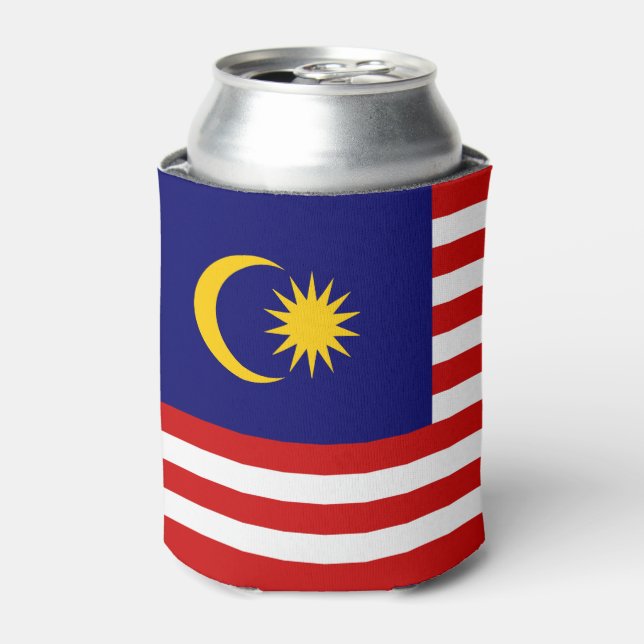 Malaysia flag can cooler (Can Front)
