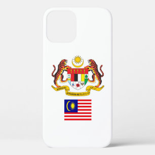 Malaysia flag-coat of arms iPhone 12 case