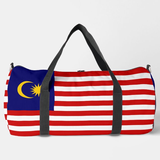Malaysia flag duffle bag (Front)