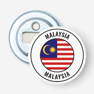 Malaysia Flag Gorgeous Patriotic Bottle Opener