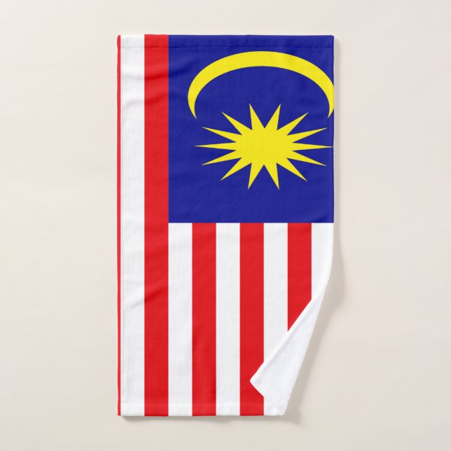 Malaysia flag hand towel (Hand Towel)