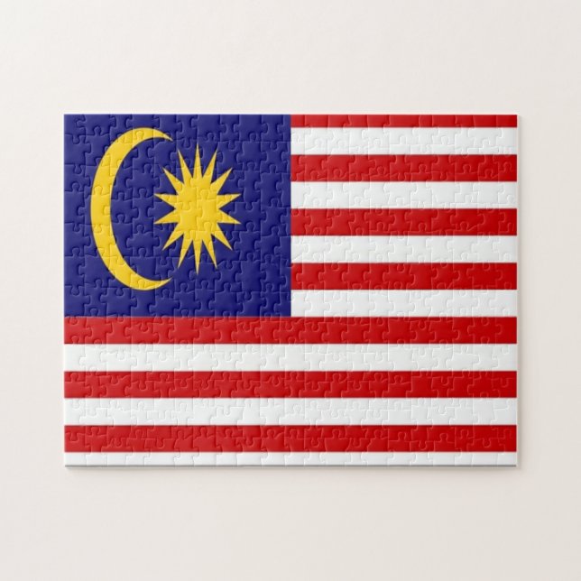 Malaysia - Flag - Jigsaw Puzzle (Horizontal)