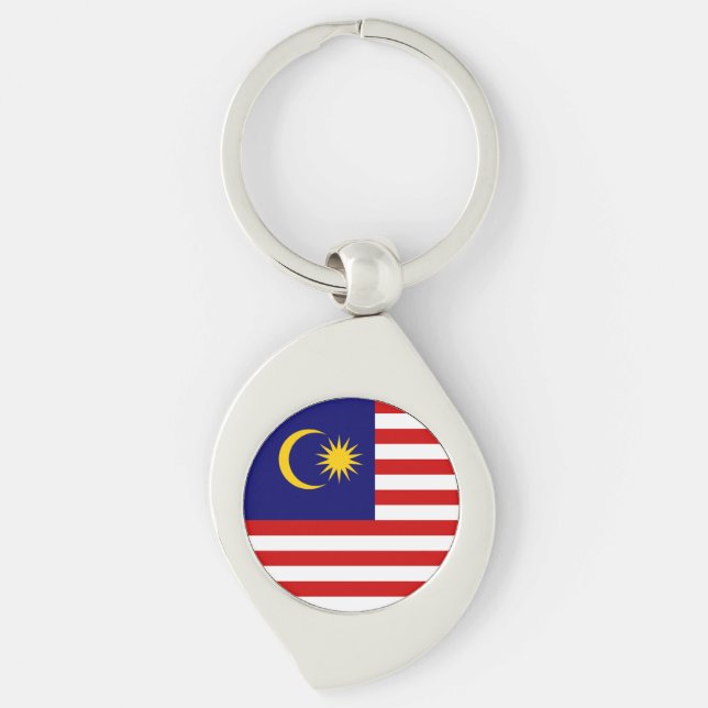 Malaysia Flag Key Ring (Front)