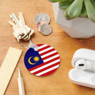 Malaysia flag key ring