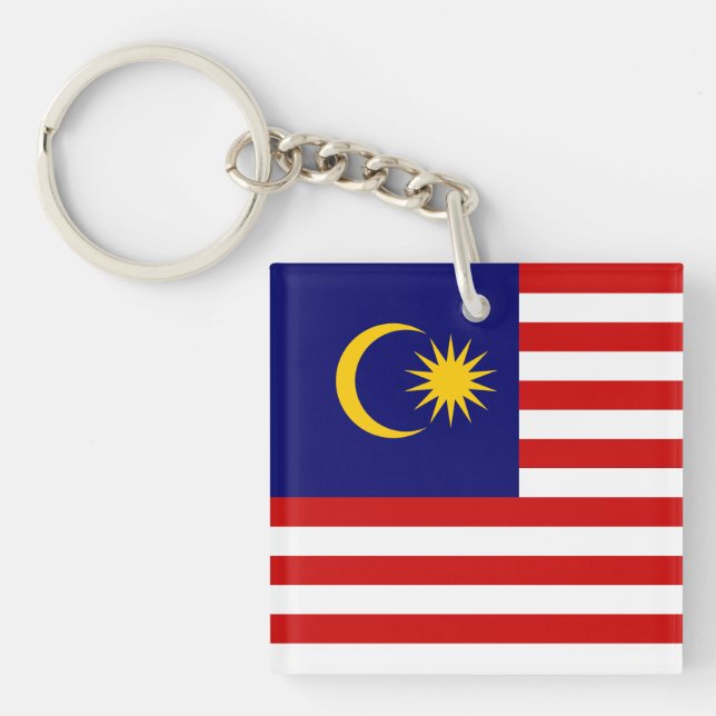 Malaysia Flag Key Ring (Front)