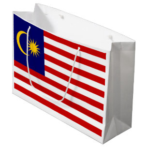Malaysia Flag Large Gift Bag