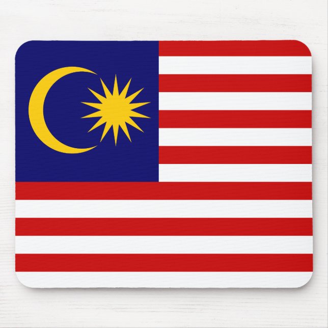 Malaysia Flag Mouse Mat (Front)