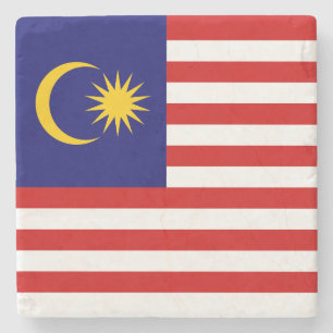 Malaysia Flag Stone Coaster