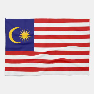 Malaysia Flag Tea Towel