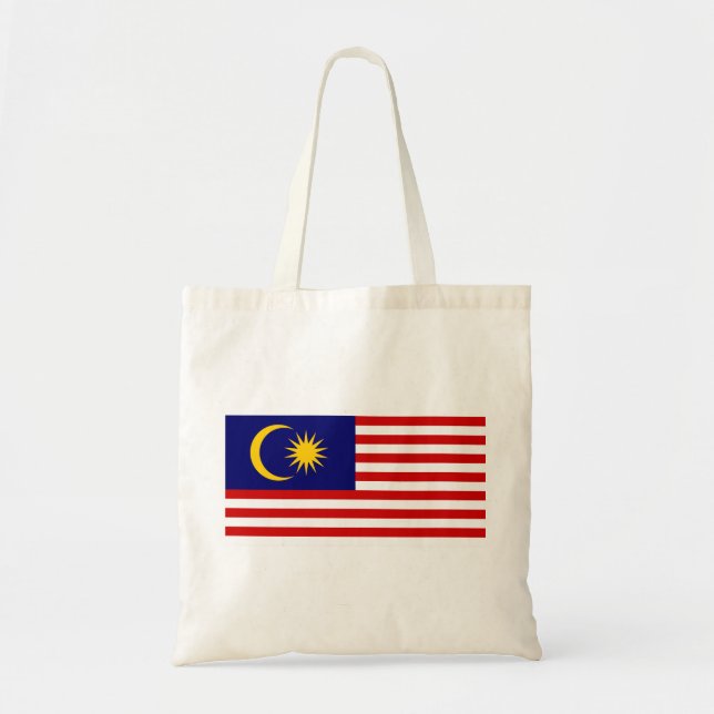 Malaysia Flag Tote Bag (Front)