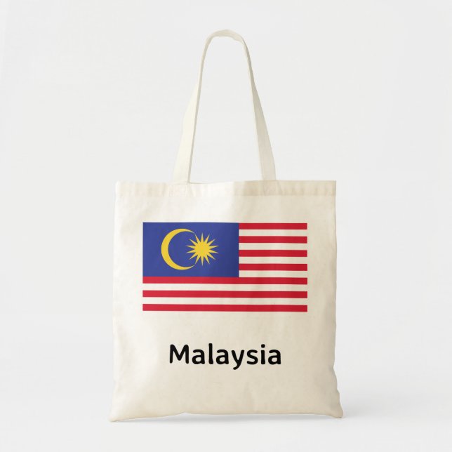 Malaysia Flag Tote Bag (Front)