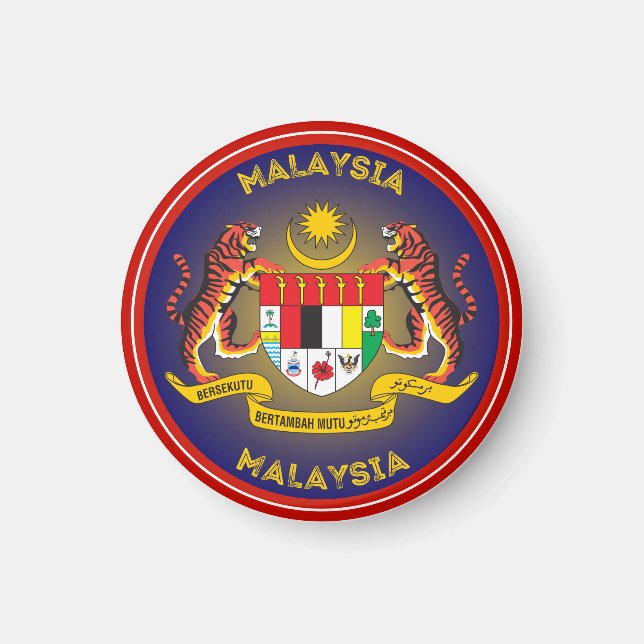 Malaysia Heritage Emblem Magnet (Front)