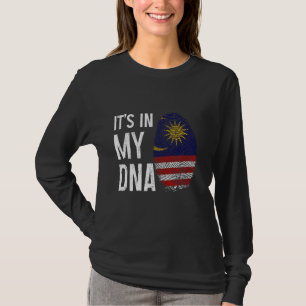 Malaysia It's In My DNA Malaysian Flag Pride Herit T-Shirt
