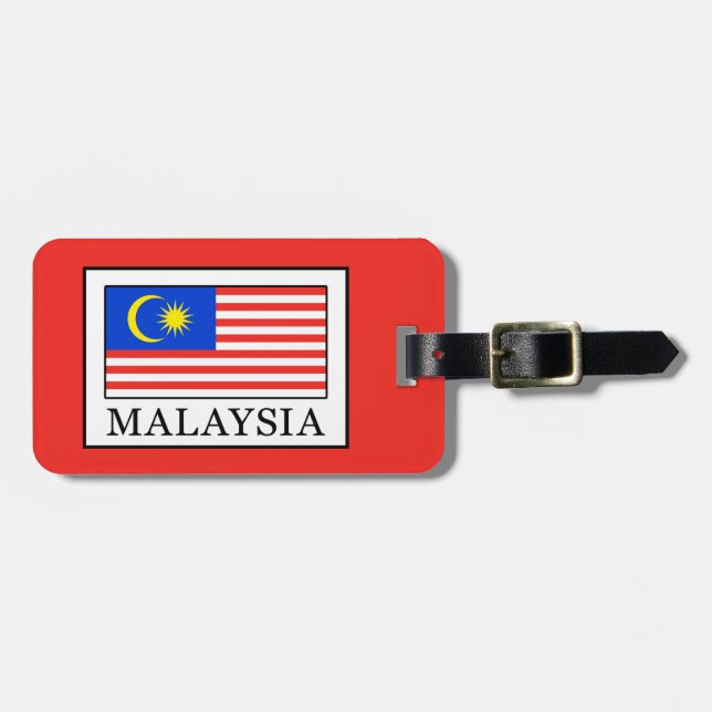 Malaysia Luggage Tag (Front Horizontal)