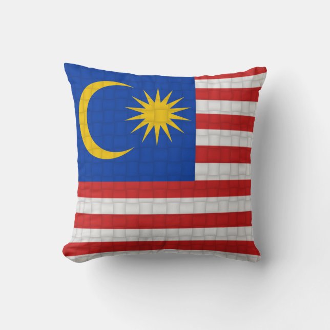 Malaysia Malaysian flag Cushion (Front)