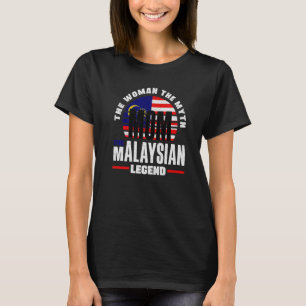 Malaysia Malaysian Malaysia Flag Mothers Day T-Shirt