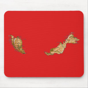Malaysia Map Mousepad