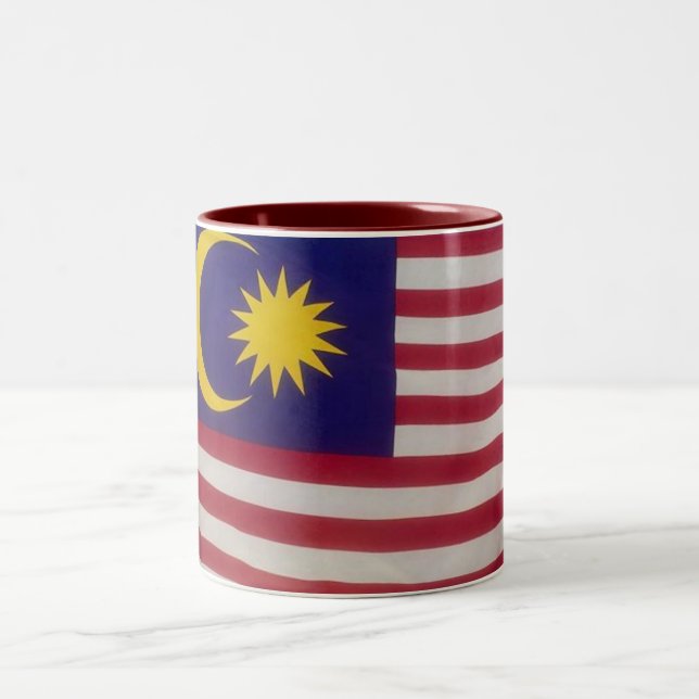 Malaysia -Mug- Two-Tone Coffee Mug (Center)