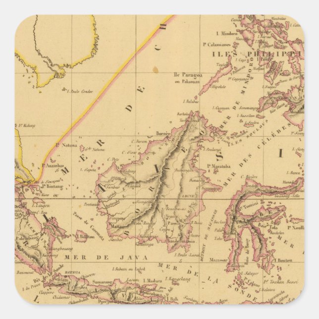 Malaysia Square Sticker (Front)