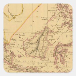 Malaysia Square Sticker