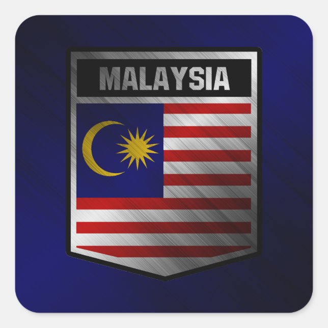 Malaysia Square Sticker (Front)