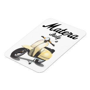 Malaysia vintage style travel poster magnet
