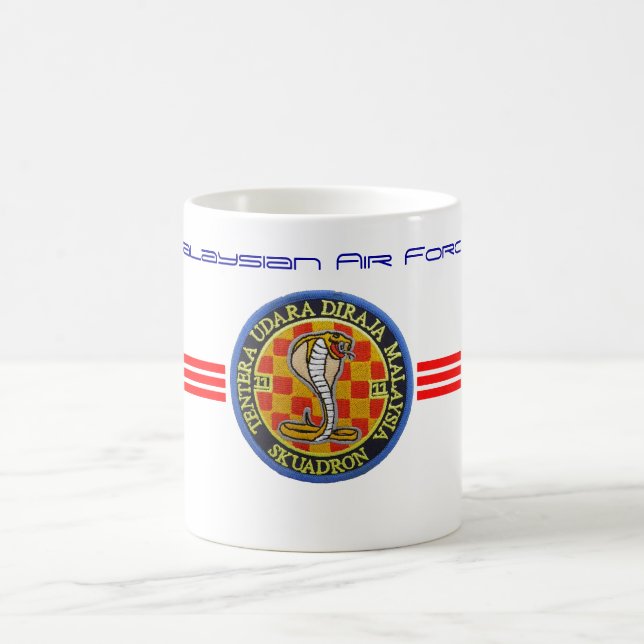 Malaysian air force patch. coffee mug (Center)