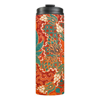 Malaysian Batik: Beautiful Art Pattern. Thermal Tumbler
