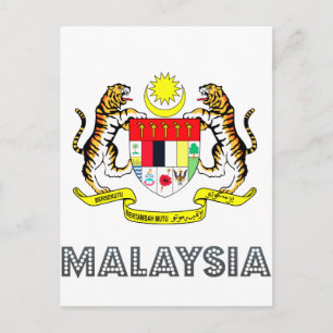 Malaysian Emblem Postcard