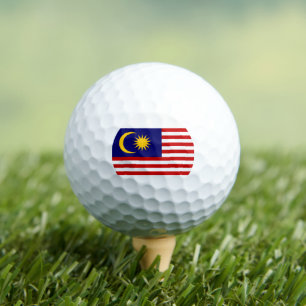 Malaysian Flag, Flag of Malaysia Golf Balls