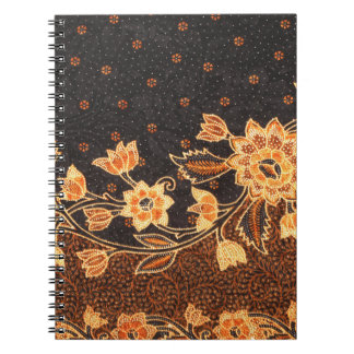 Malaysian Indonesian Batik Art Beauty Notebook