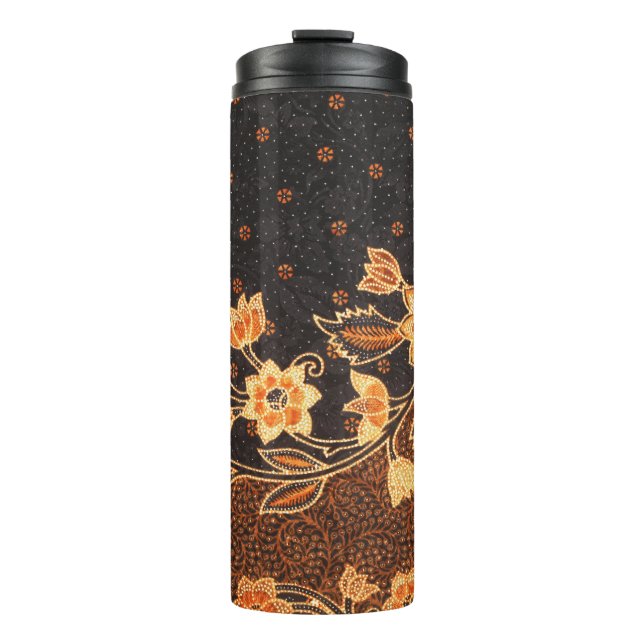 Malaysian Indonesian Batik Art Beauty Thermal Tumbler (Front)